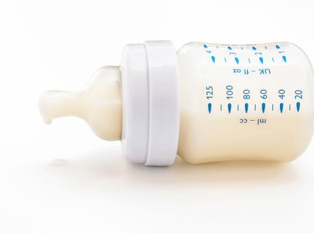 Babies milk bottle