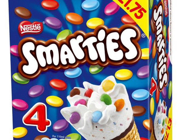 Smarties ice cream