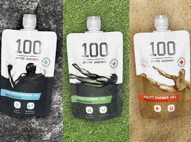 100 Bodycare launches shower gels that help sports recovery