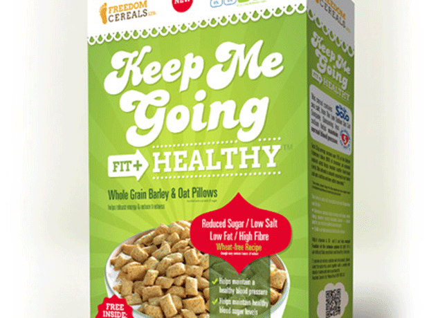 Freedom Cereals' Keep Me Going low-GI cereal targets mults