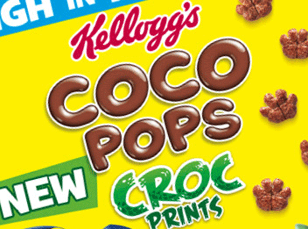Kelloggs coco pops croc prints
