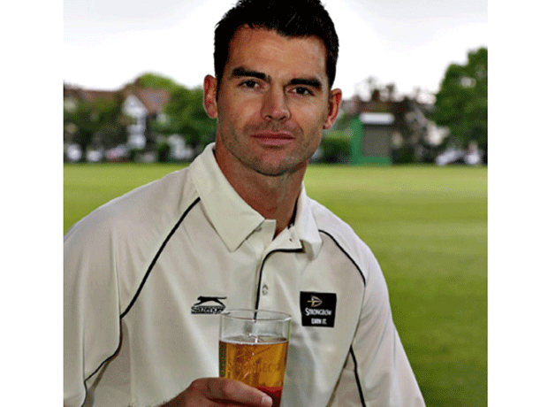 Jimmy Anderson signs up to bowl an over for Strongbow