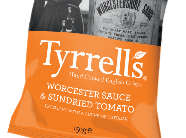 Tyrrells Worchester Sauce crisps