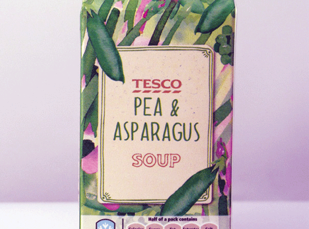 Tesco pea and asparagus soup