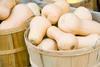 butternut squashed in baskets