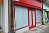 Closed shop front