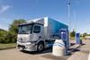 Electric truck - BP pulse first European charging corridor