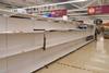 Sainsburys empty shelves shortages