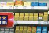 Tobacco display ban kiosk open