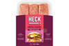 Heck sausage rashers new packaging