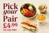 Pick your Pair lunch deal