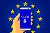 GDPR data legislation generic picture with mobile phone