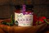 Black bean chilli paste in wooden bowl