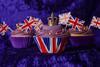 coronation uk union jack cake crown GettyImages-1455307552