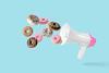 megaphone donut doughnuts hfss