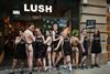 lush manchester naked staff plastic free store