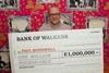 Paul Rothwell with cheque