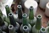 glass bottles