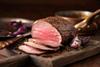 carved piece of beef