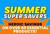 Summer Super Savers promotion