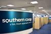 Southern Co-op reception sign