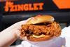 Zinglet chicken burger