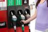 petrol pump forecourt