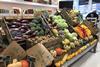 daylesford organic fruit and veg aisle
