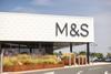 M&S marks and spencer store front