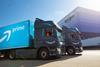 Amazon electric HGVs delivery warehouse