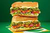 Subway Smashed Falafel Sub