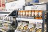 Tesco finest display shelf aisle Newport  1