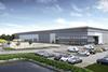 Artist's impression of new JW Filshill premises at Westway Park near Glasgow Airport