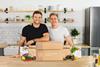Giles Humphries (L) and Myles Hopper of Mindful Chef