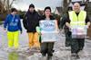 Asda staff help flood victims