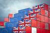 Brexit shipping container supply chain eu uk flag