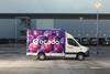 Ocado plum van