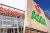 Asda and Sainsbury's merger composite shot