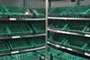 Tesco empty shelves