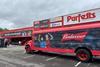 Parfetts depot with World Cup activity