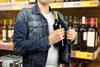 shoplifting stealing steal wine alcohol crime
