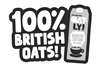 oatly 100% british oats logo