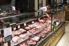 Waitrose staff meat counter butcher