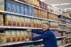 tesco staff worker cereal bran flakes health