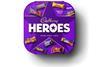 Cadbury Heroes paper tub