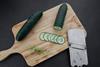 sliced cucumber