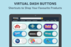 Virtual Dash Buttons web