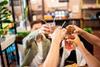 friends young drinks social alcohol GettyImages-1475879712