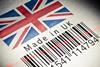 union flag uk food plate british made in uk barcode