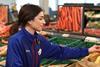 tesco worker staff parsnips veg